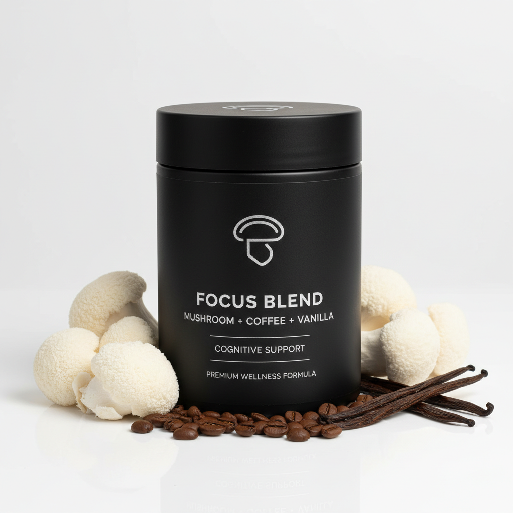 Mushroom Focus Blend with adaptogenic mushrooms