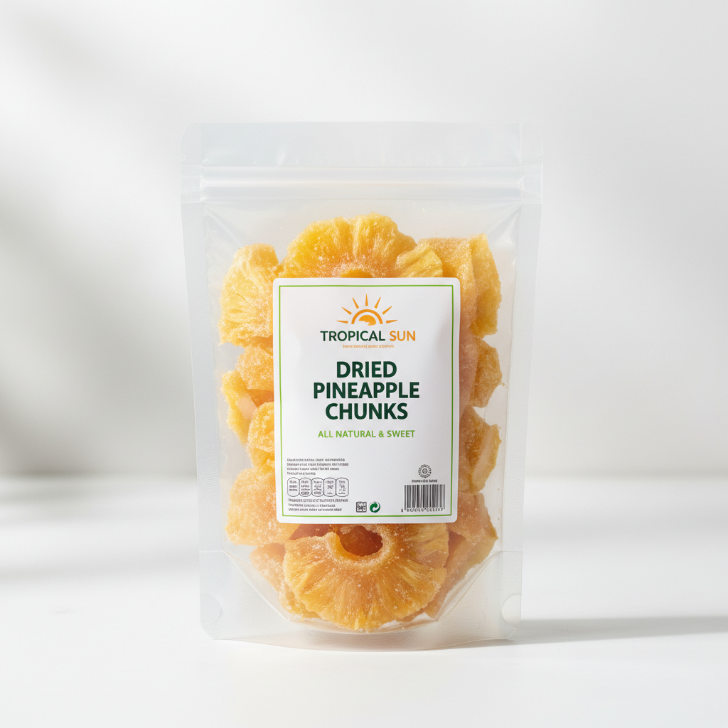Dried Pineapple Chunks Pack